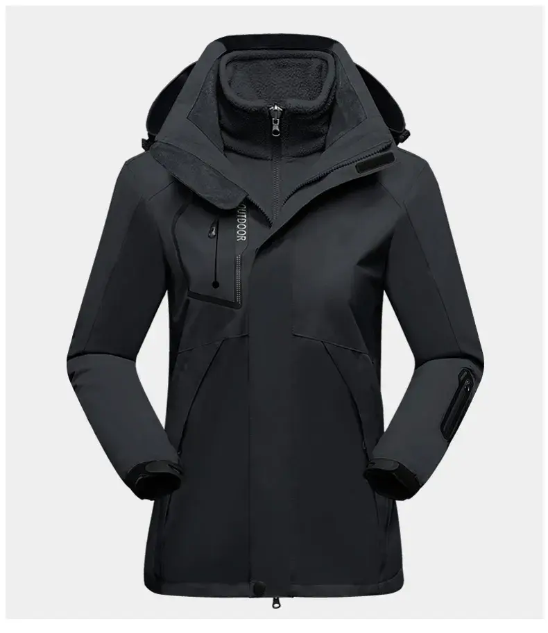 3-in-1 Winter Outdoor Schutzjacke für Damen - Luna
