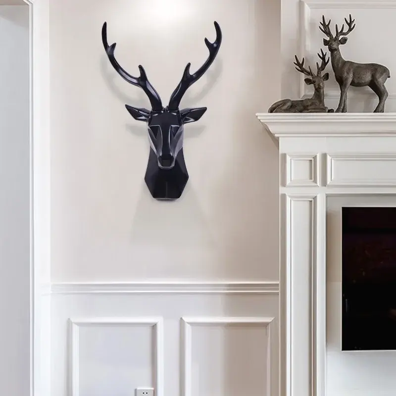 3D Hirschkopf Skulptur für eine Majestätische Atmosphäre – RegalDeer
