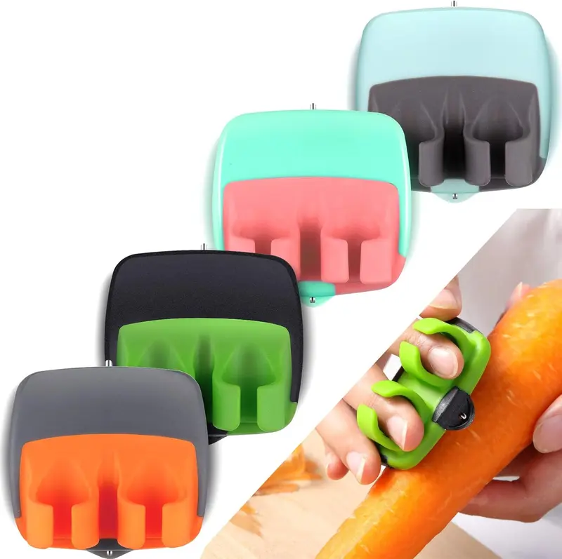 4-teilige Finger-Gemüseschäler-Set