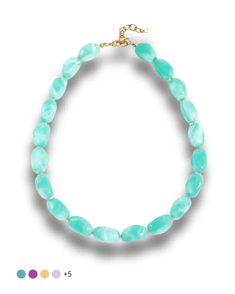 Acryl kralenketting - Organisch
