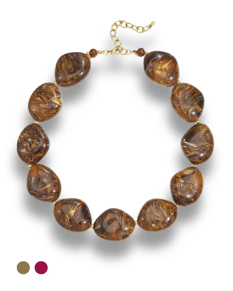 Acryl kralenketting - Pebbles