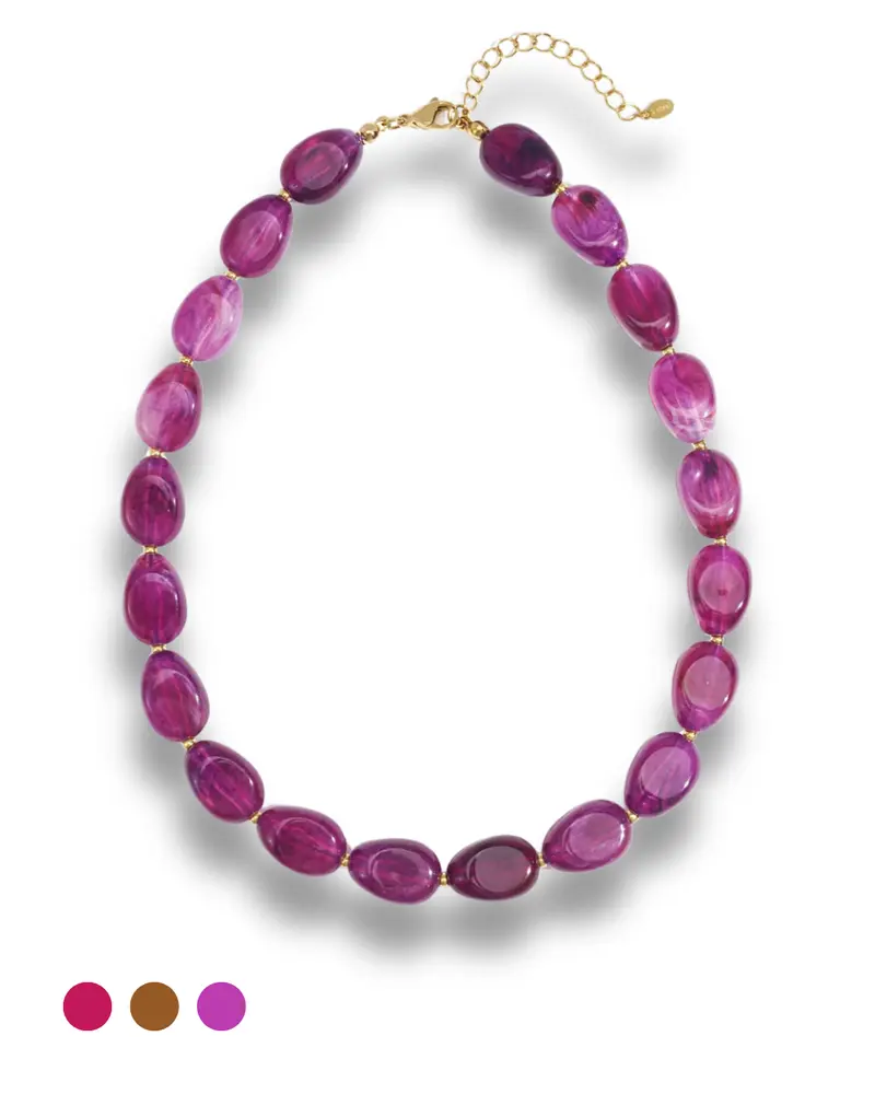Acryl kralenketting - Pebbles