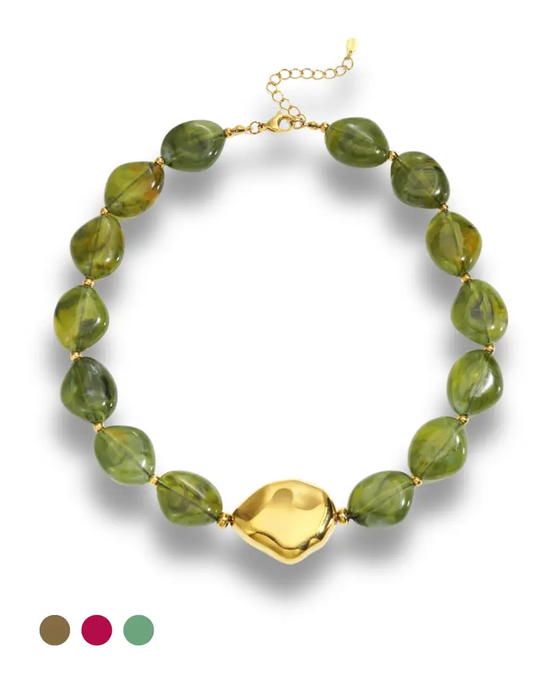 Acryl kralenketting - Pebbles 23mm