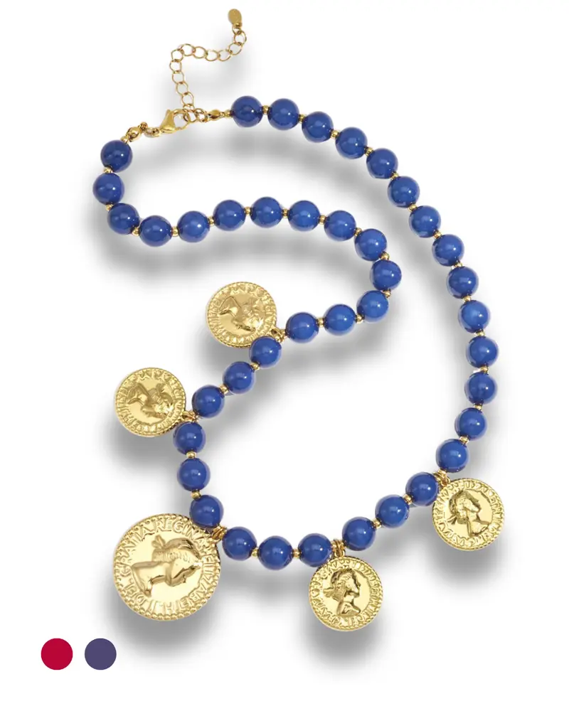 Acryl Kralenketting - Rond muntjes