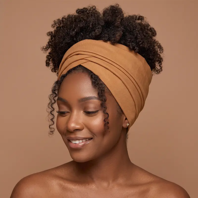 African headwrap - Khaki