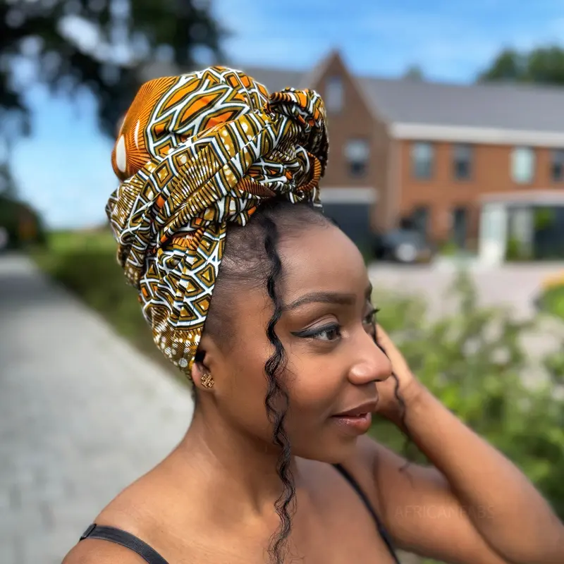 African headwrap - Mustard
