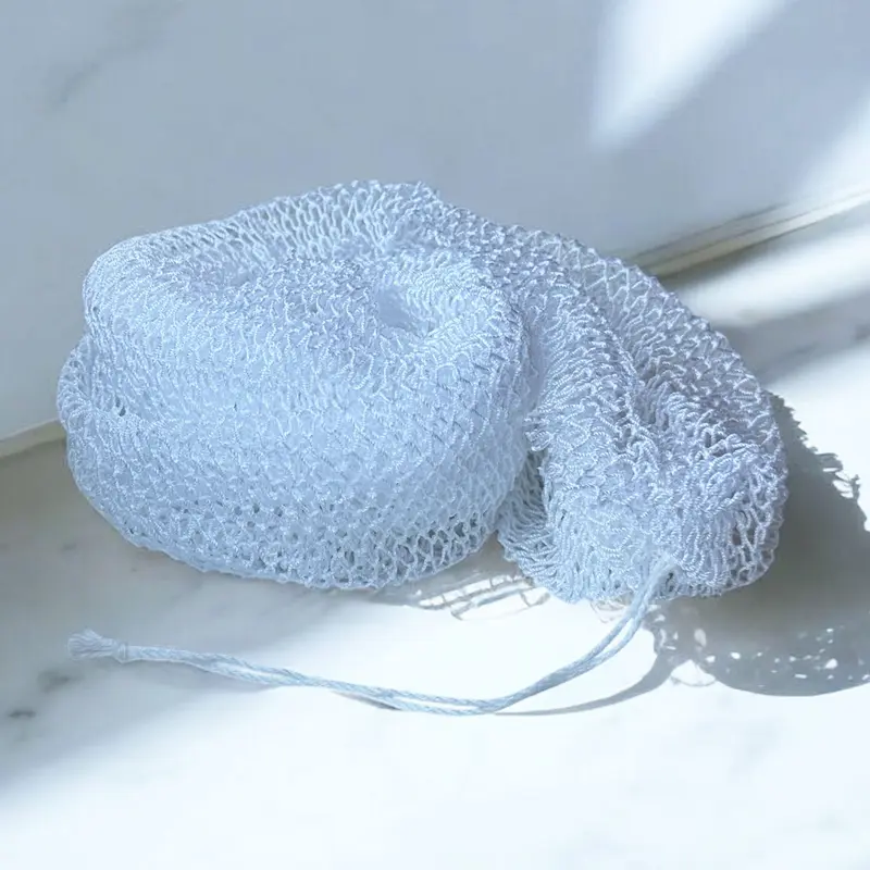 African net sponge / African exfoliating net / Sapo sponge - White