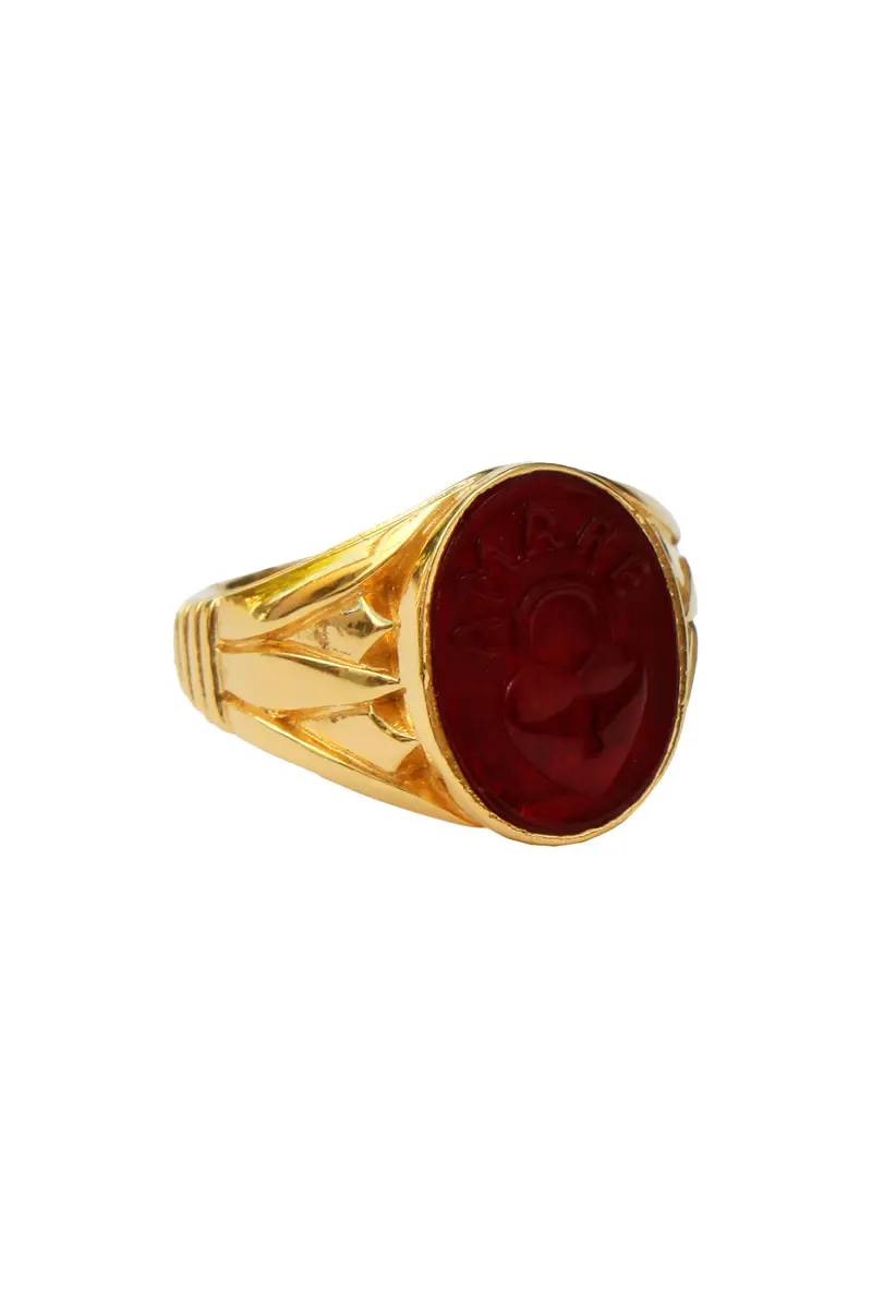 Amare Signet Ring - Gold