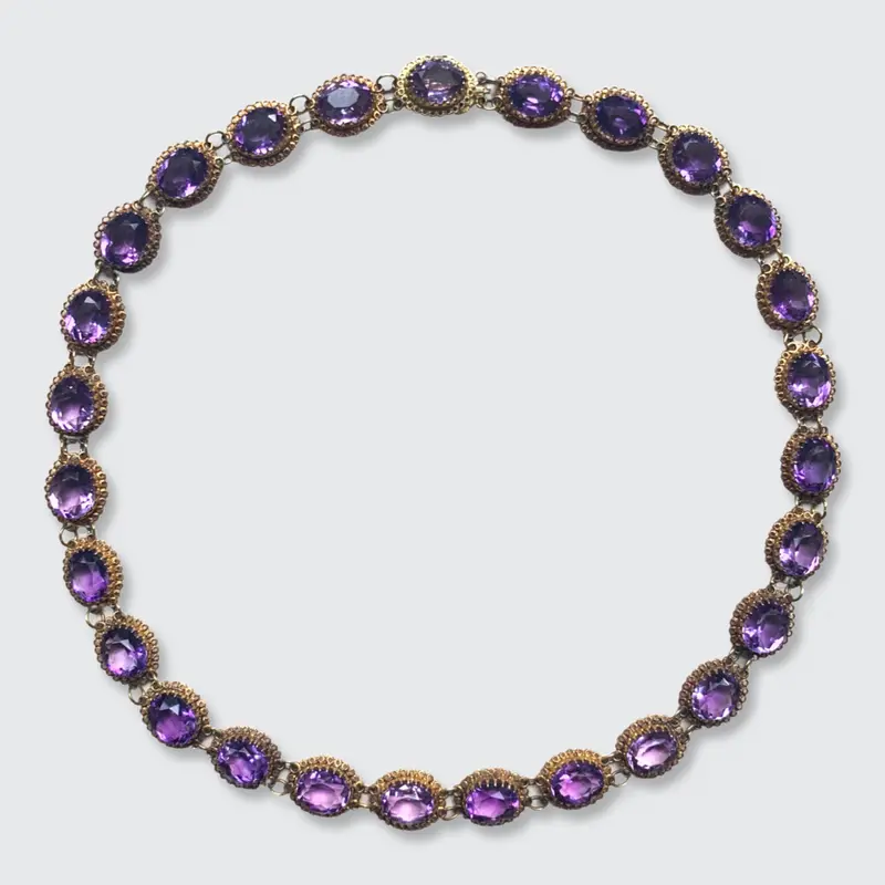 Amethyst Rivière Necklace