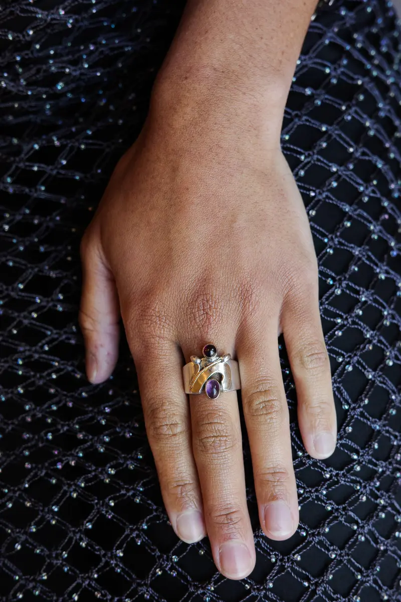 Antique abstract ring