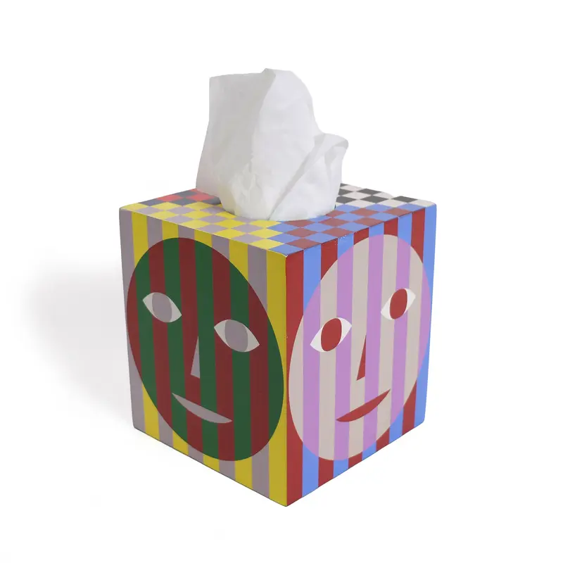 Areaware Everybody Houten Tissue Box | Design Tissuedoos