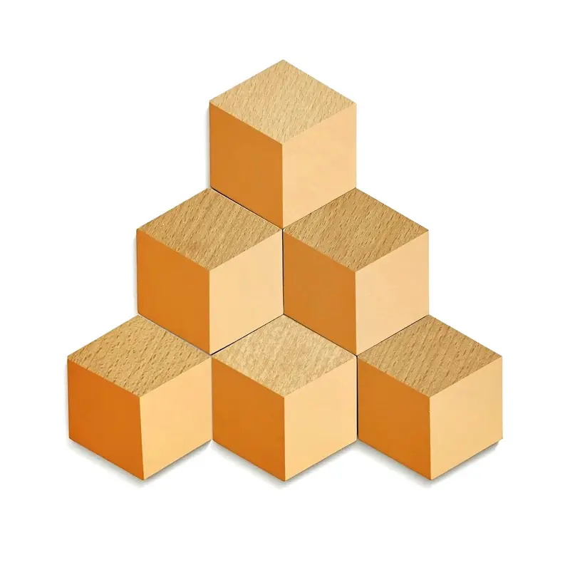 Areaware Table Tiles Design Onderzetters Set van 6 | Terracotta