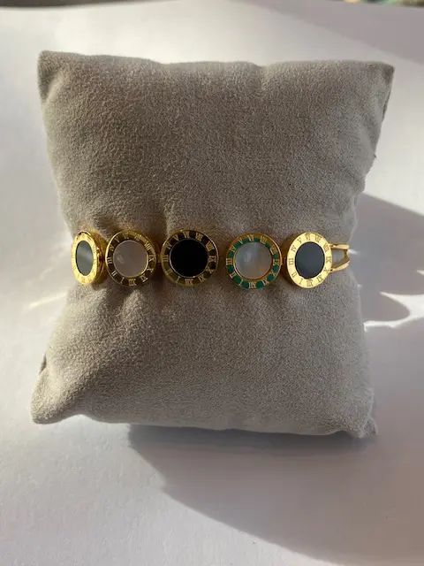 Armband 4 rondjes Goud hy1814
