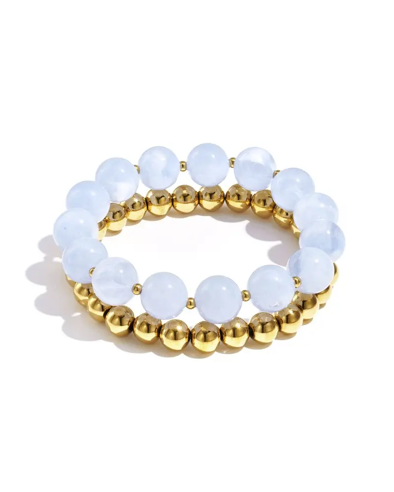 Armband acryl kralen - Rond