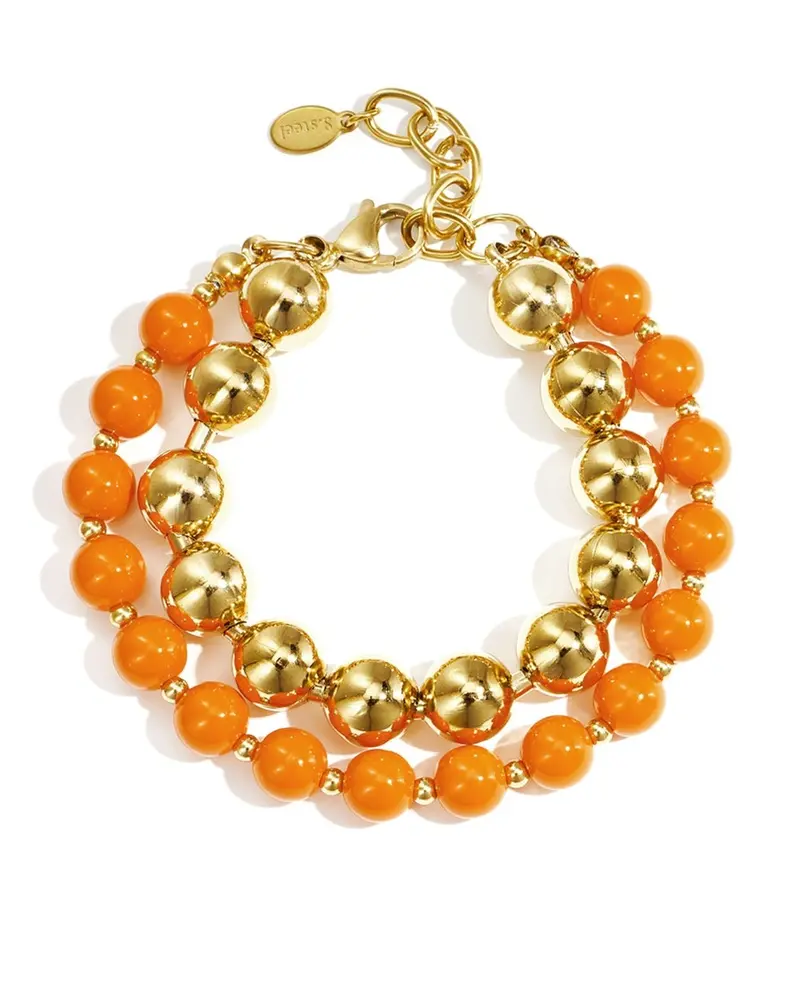 Armband acryl kralen - Rond