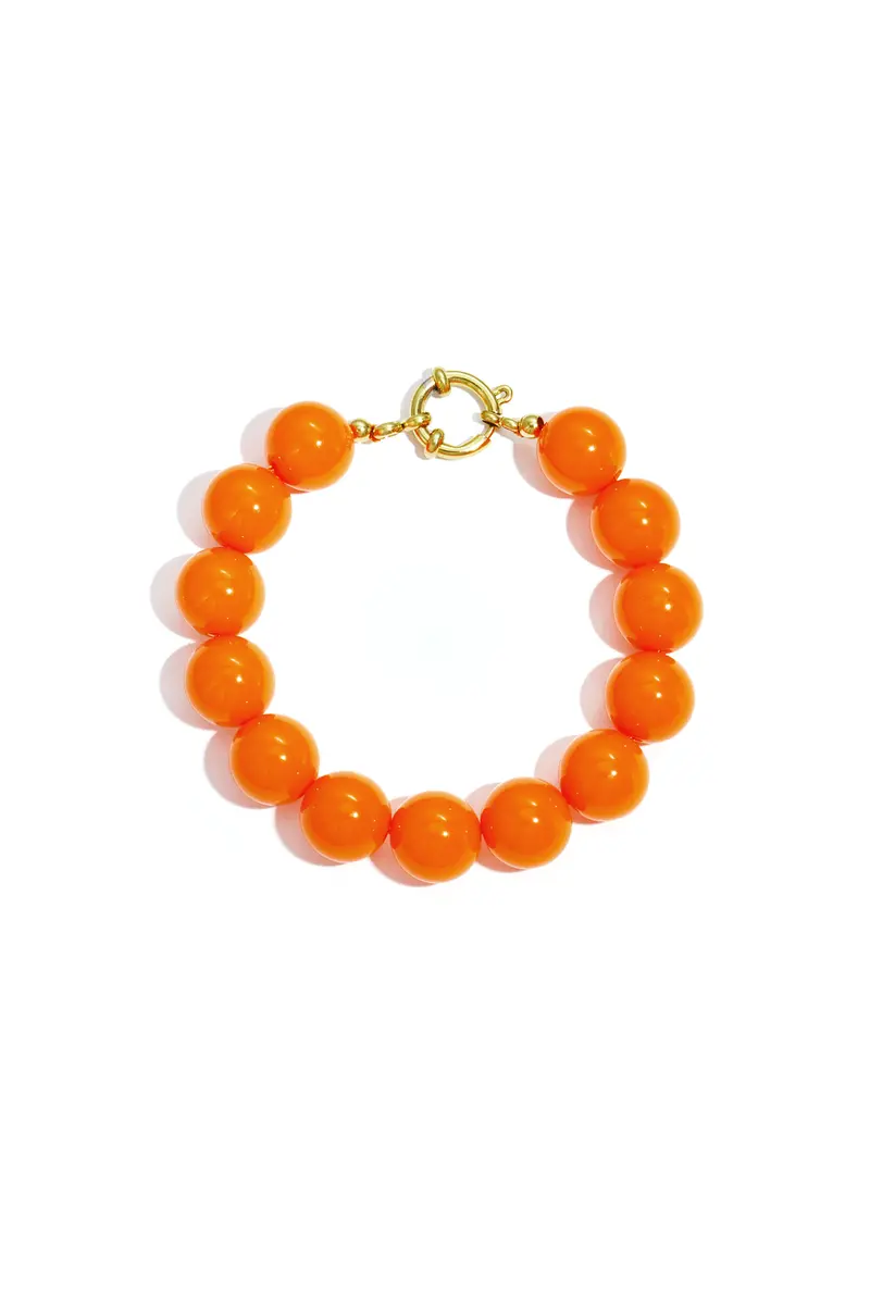 Armband acryl kralen - Rond