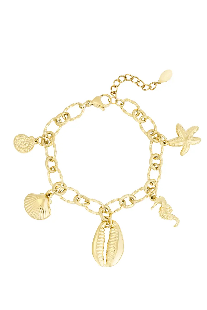 Armband bedeltjes Beach style - Schelp