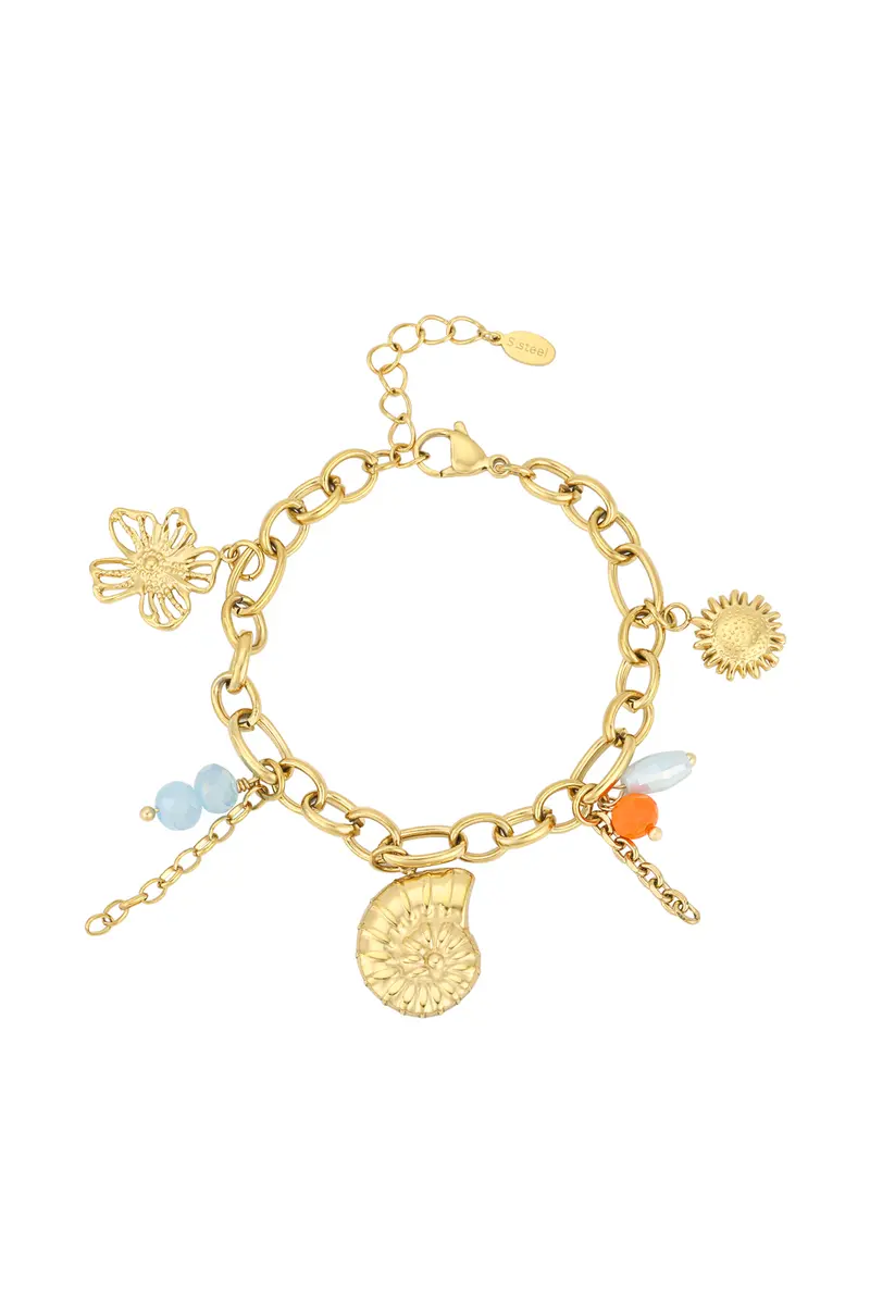 Armband bedeltjes Beach style - Schelp