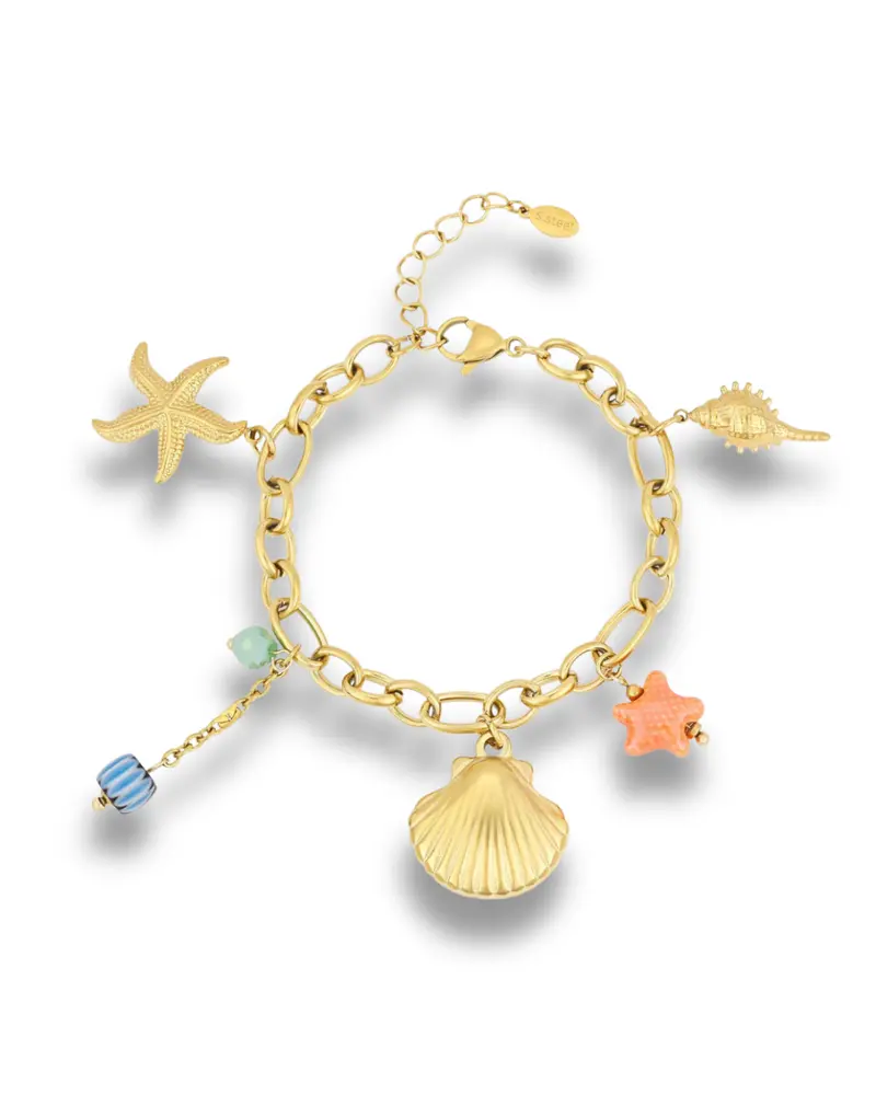 Armband bedeltjes Beach style - Schelp