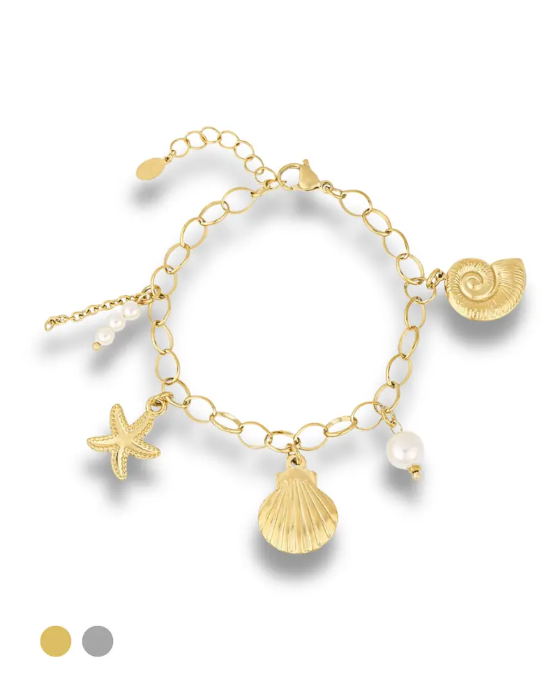 Armband bedeltjes Beach style - Schelp