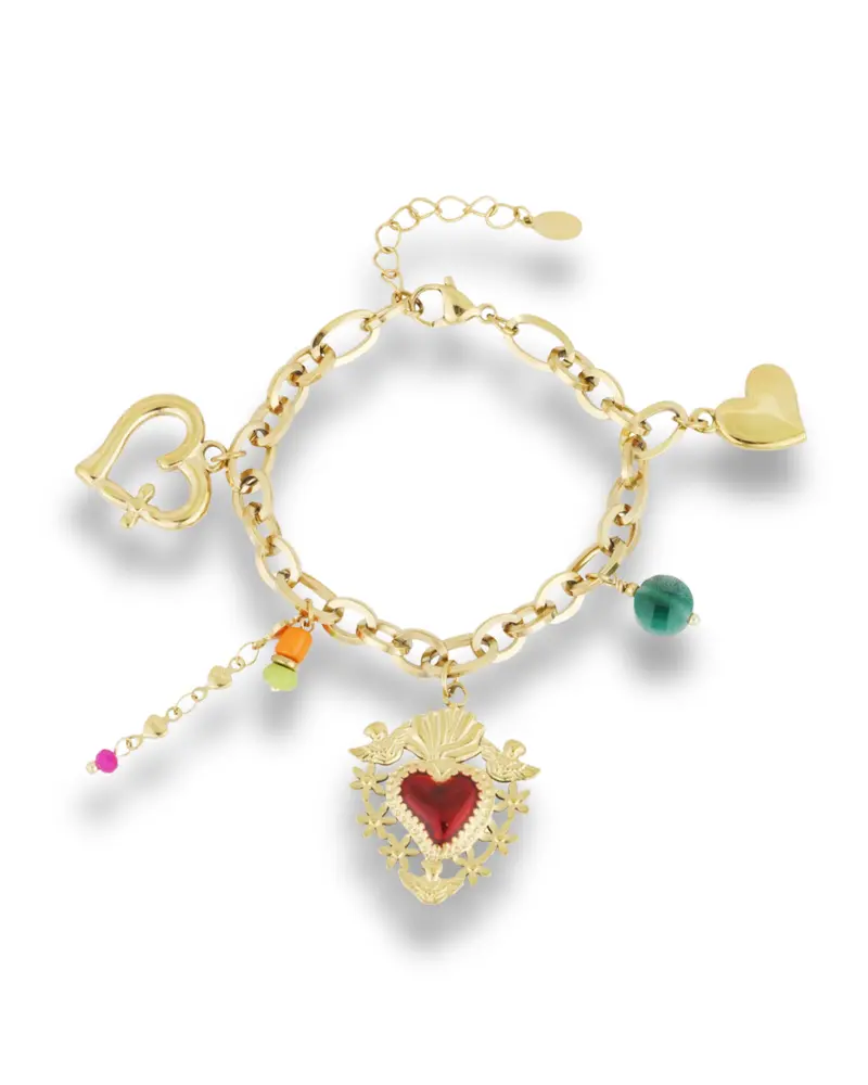 Armband bedeltjes - Hartjes