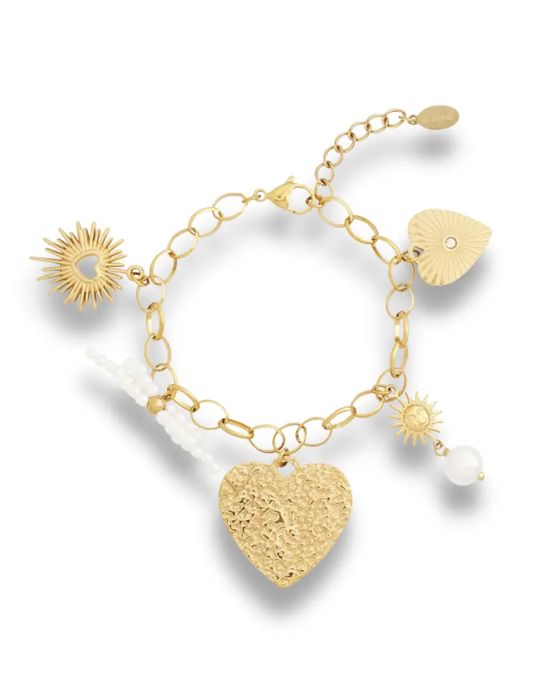 Armband bedeltjes - Hartjes