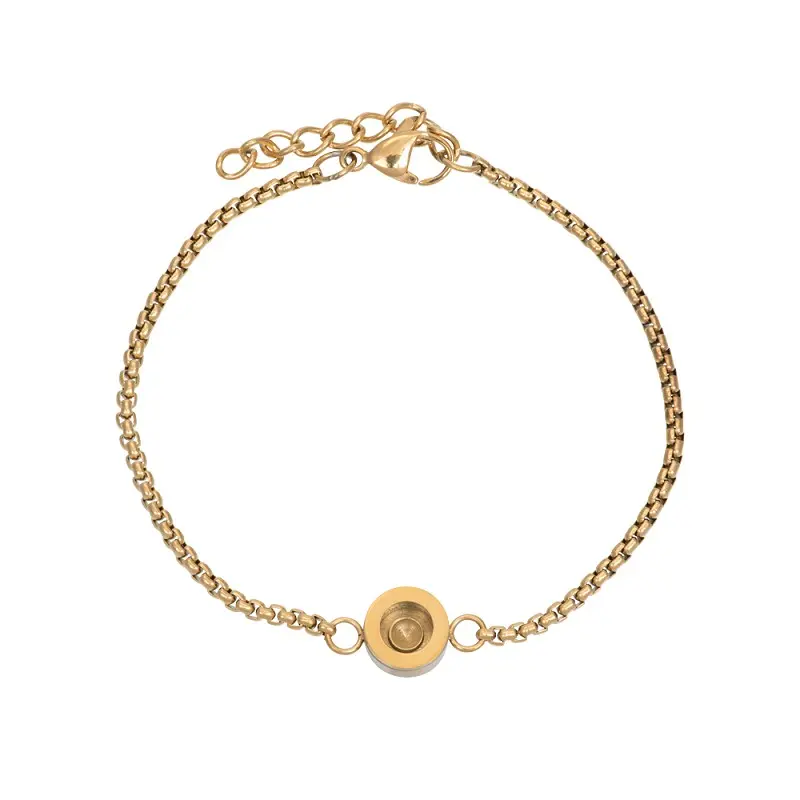 Armband box chain creartive Goud