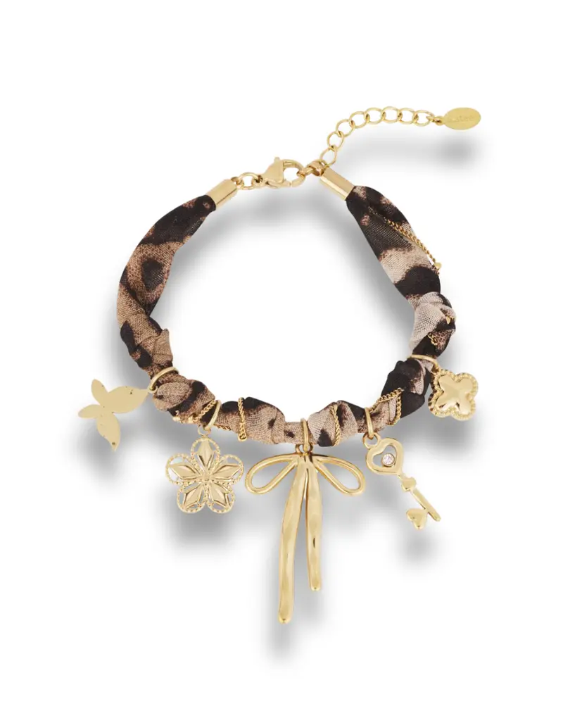 Armband Ibiza Style luipaard - Bedels