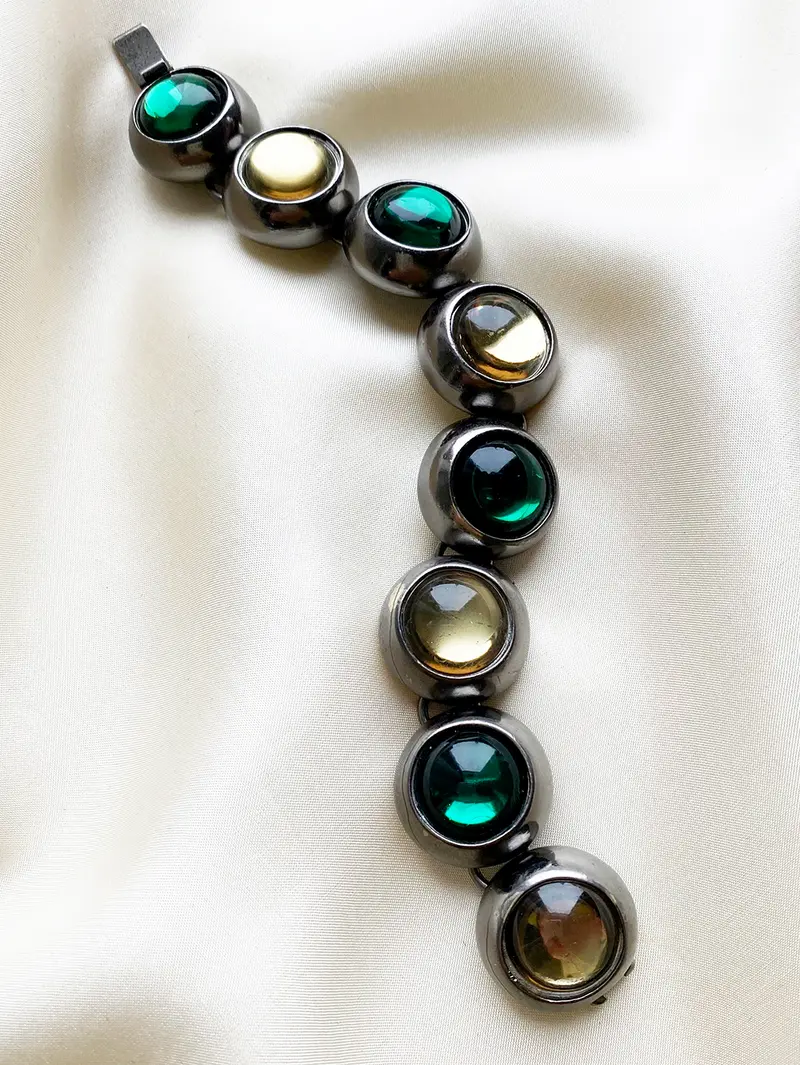 Armband met Gripoix glas