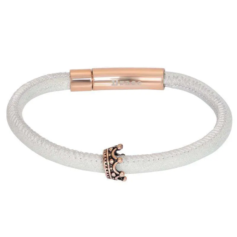 Armband Rope Roségoudkleurig Crown