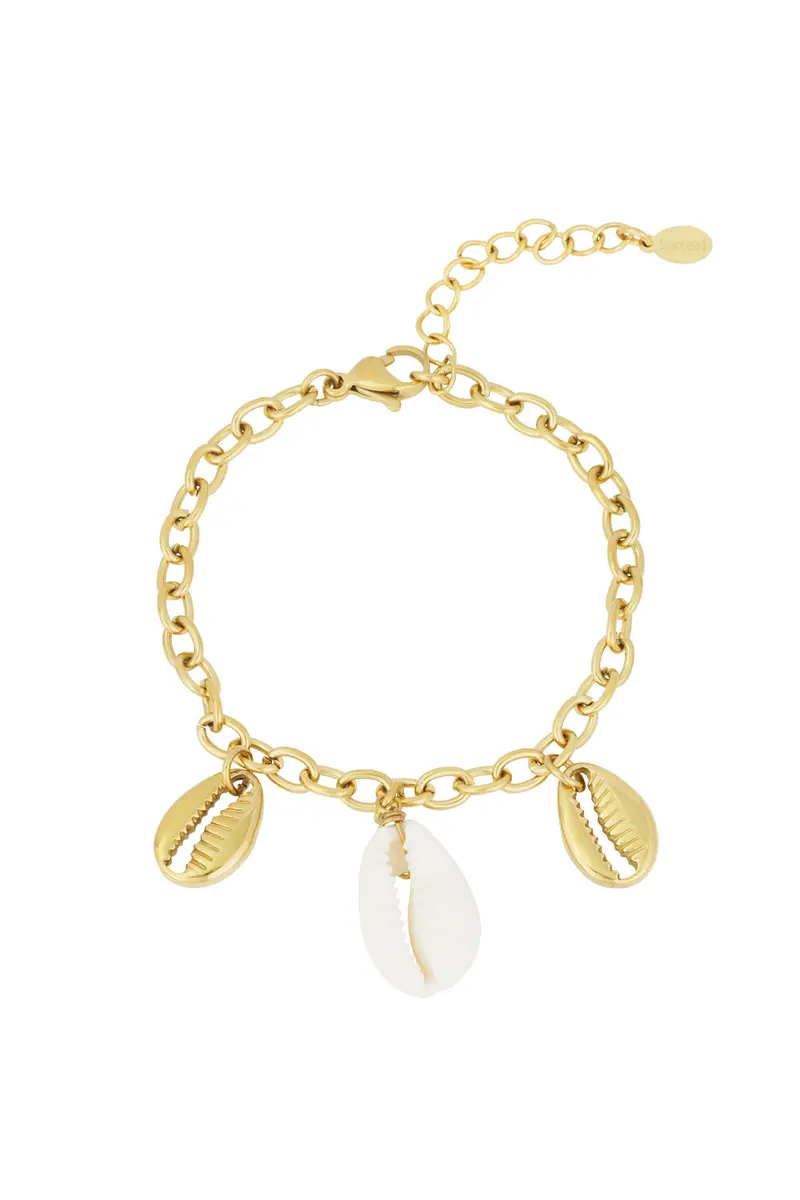 Armband schakels Beach style - Schelpjes