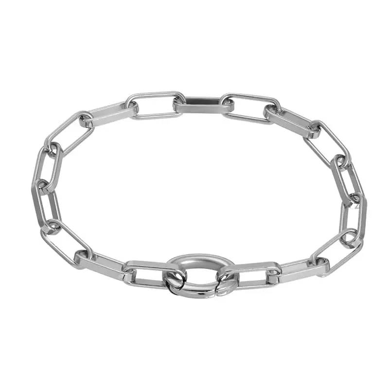 Armband Square Chain Zilver