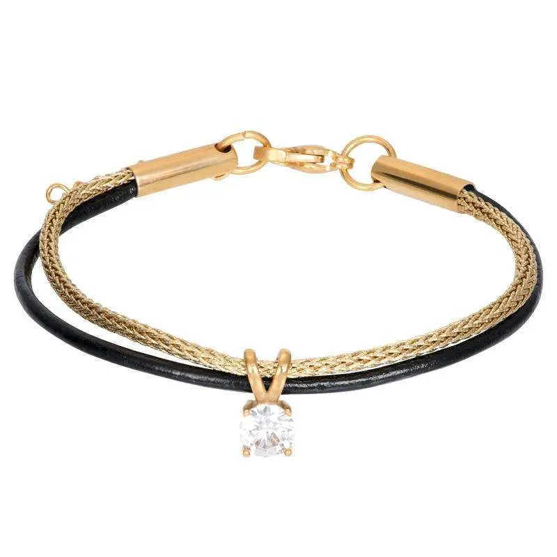 Armband Stone Leather