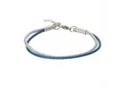 Armband Zilver/Royalblue