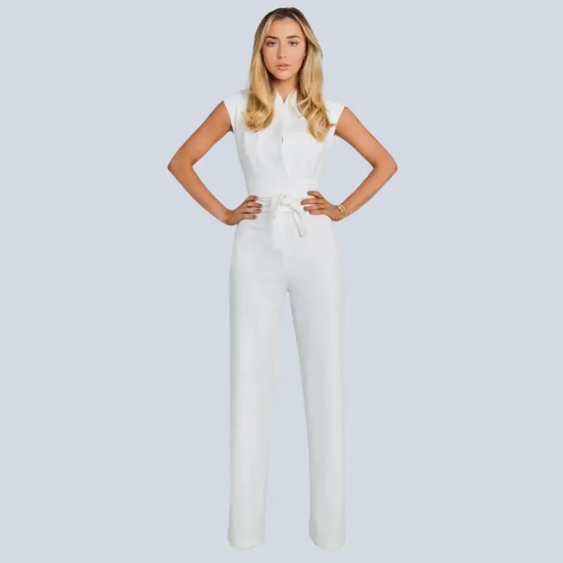 Ärmelloser Jumpsuit in Frühlingsgrün für 2025