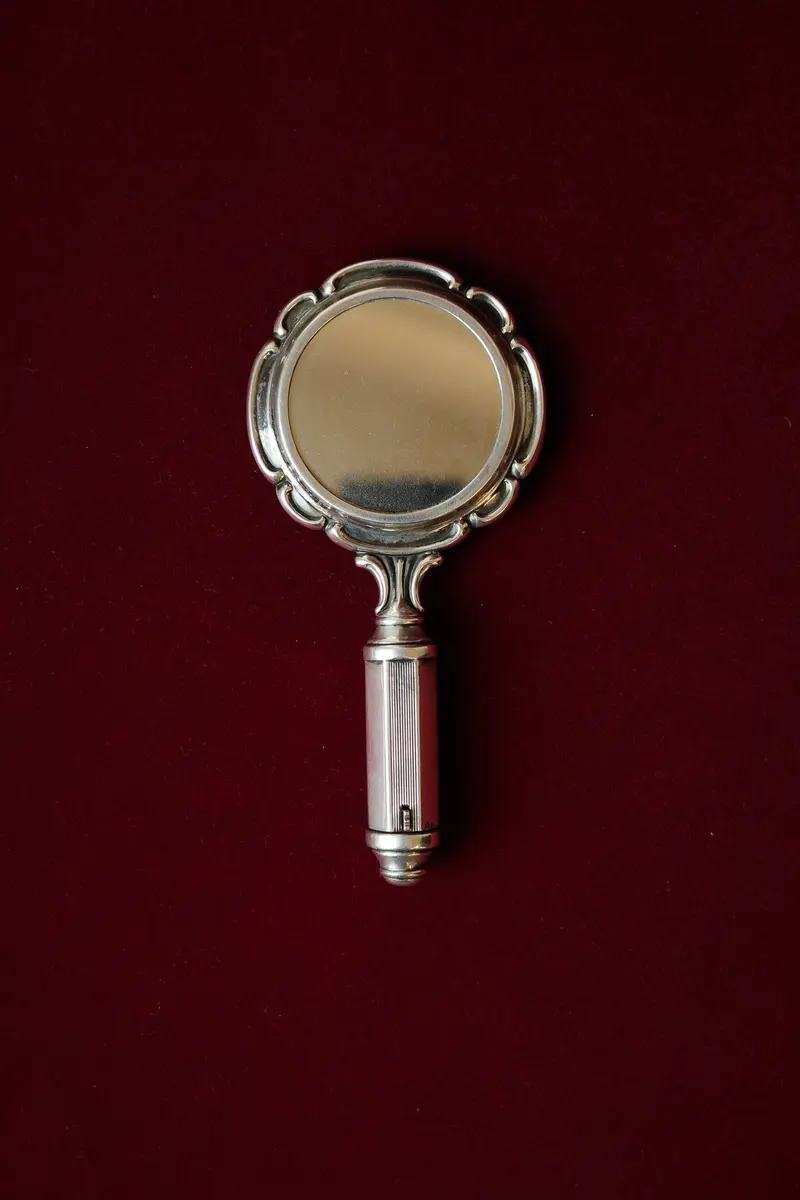 Art Nouveau vanity mirror