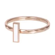 Artistic Rectangle Rose goud 2mm