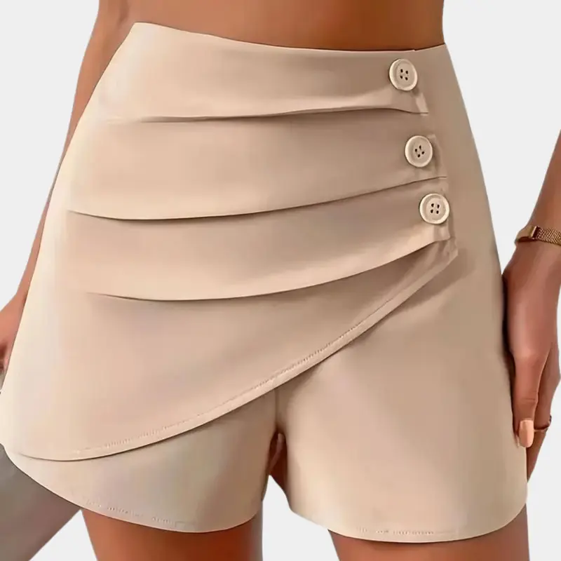 Asymmetrische Damen Sommer Shorts – Lina