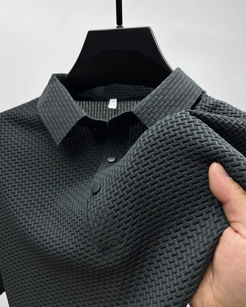 Atmungsaktives Herren Poloshirt mit Mesh-Details & Slim Fit – Herbstedition Milan