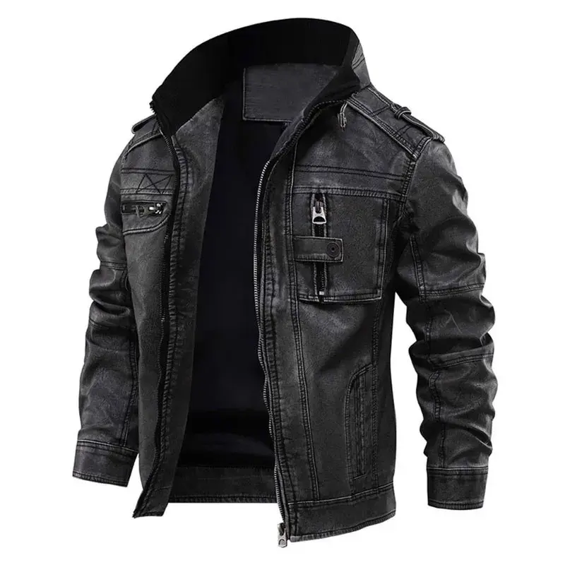 Avan - Stylische Herbst-Lederjacke für Herren