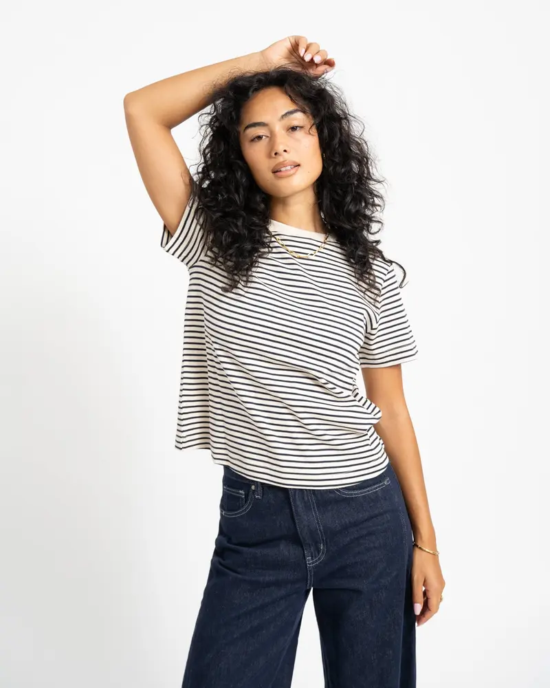 Aware Jada Naima O-Neck T-Shirt Night Sky