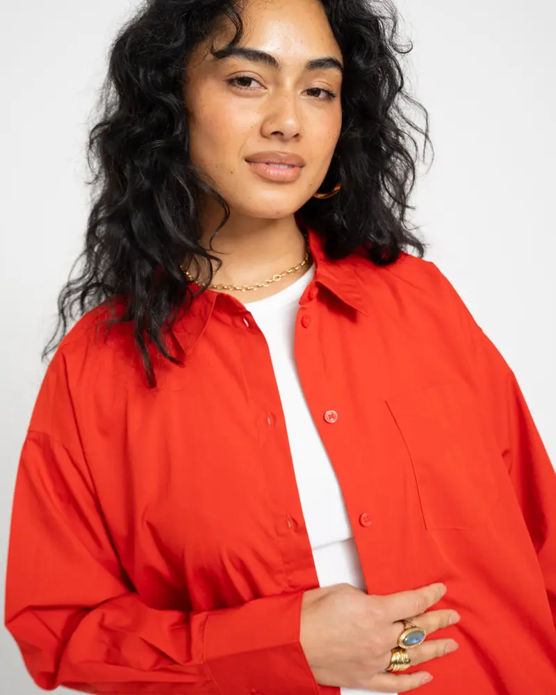 Aware Parina Loose Shirt Molten Lava