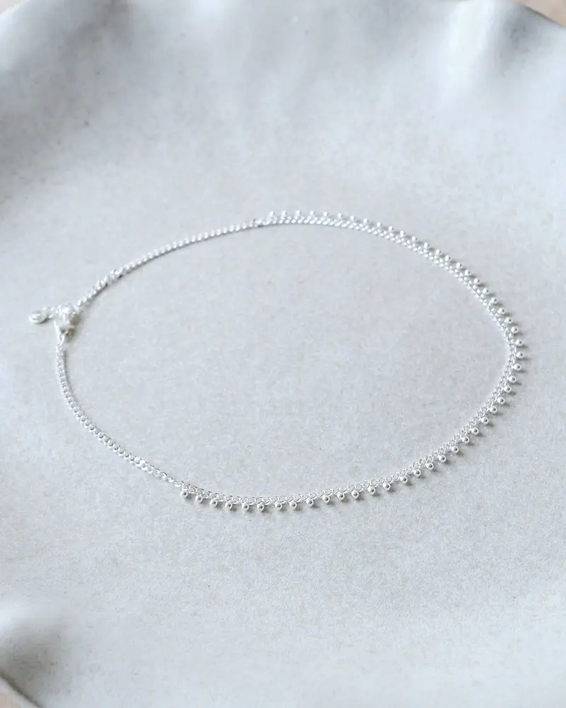 Baby Dots Necklace Silver