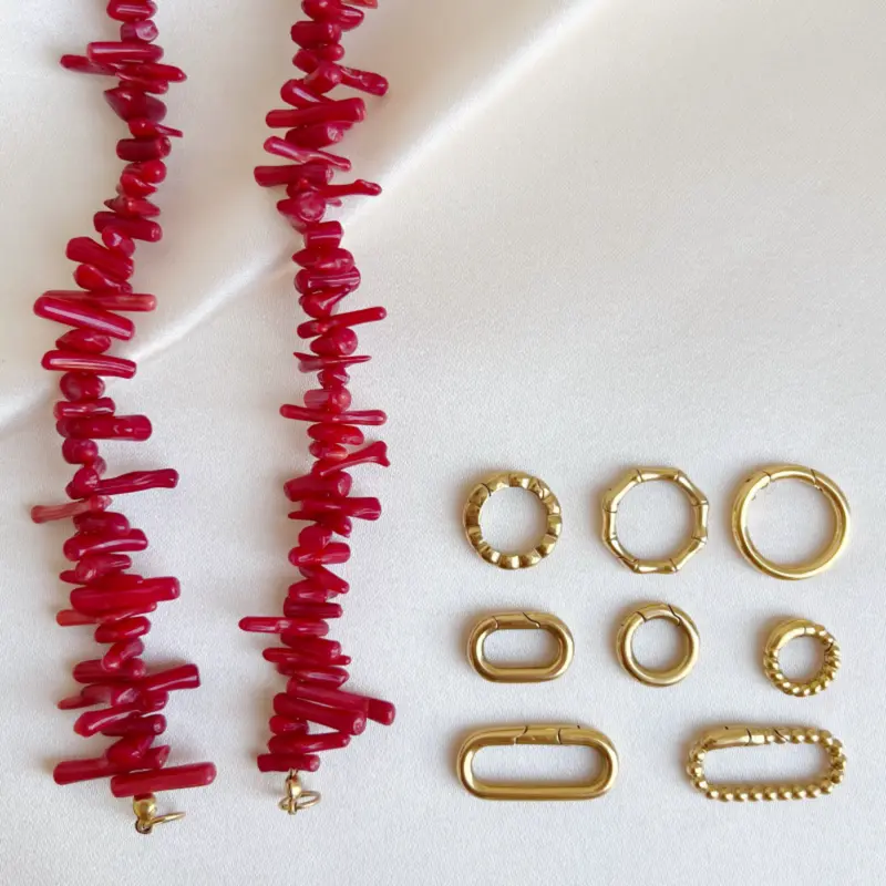 Base Red Coral Choker