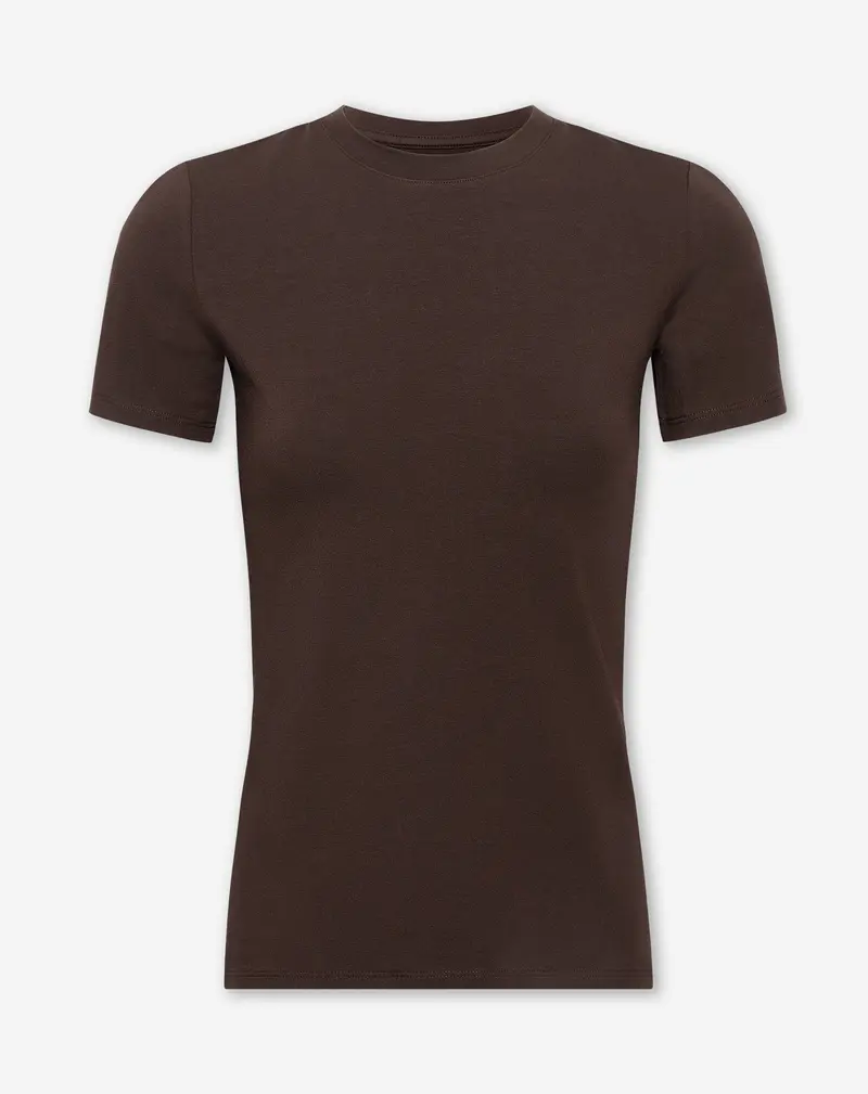BASIC SHORT SLEEVE FITTED TOP BRUIN