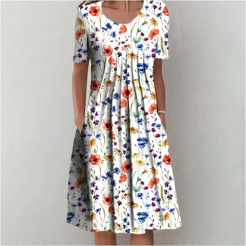 Baumwoll-Herbstkleid - Lina
