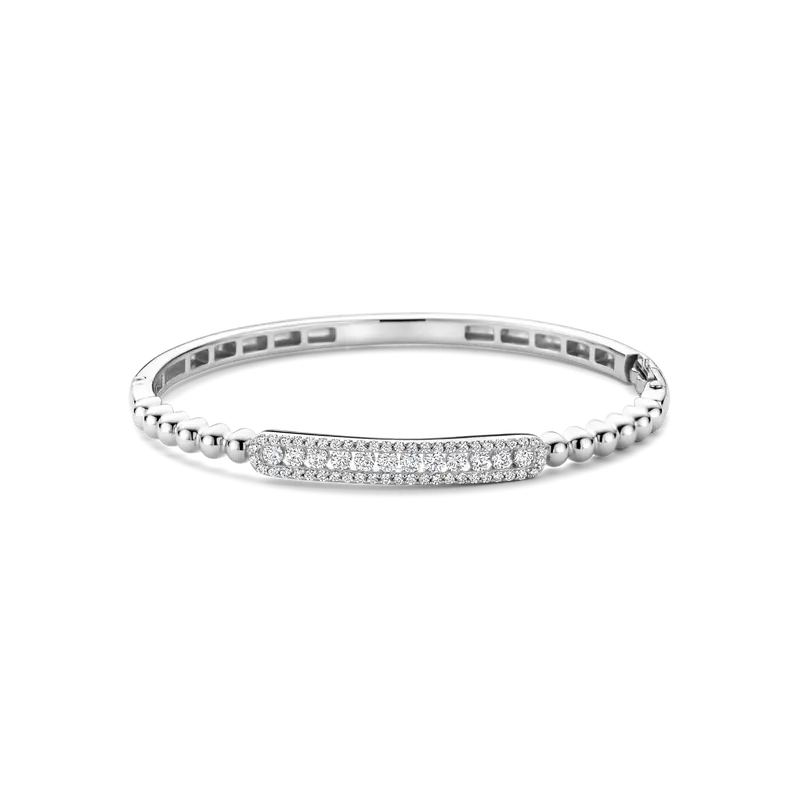 Beaded Pavé Bangle