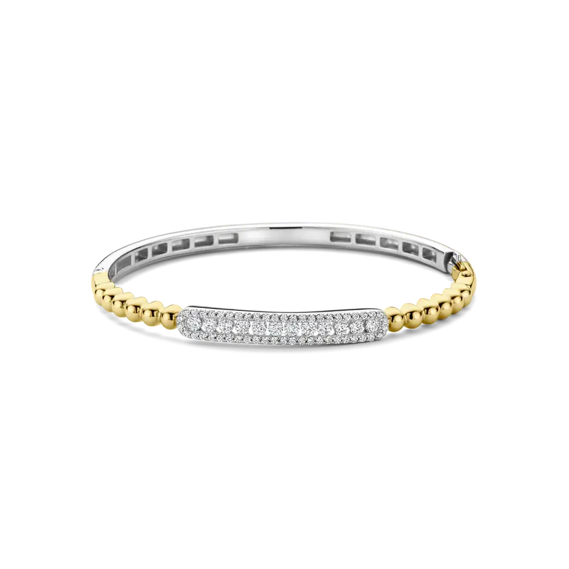 Beaded Pavé Bangle