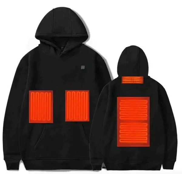 Beheizter Unisex Winter-Hoodie - WinterThermaHoodie