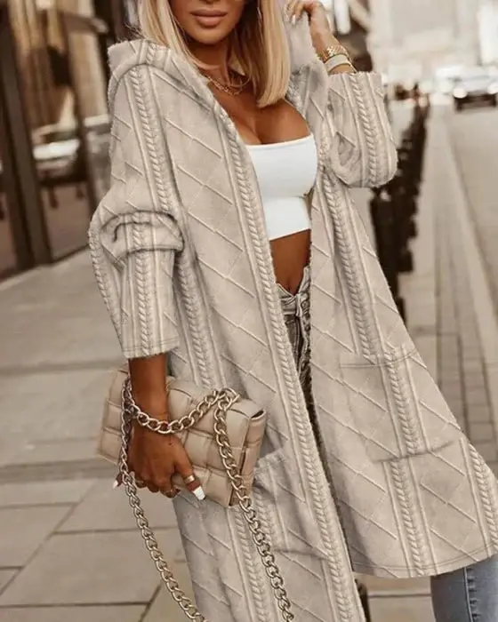Bequeme Damen-Kapuzenjacke - Elise Herbstzauber
